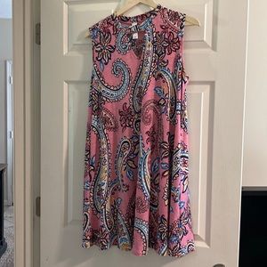 Paisley dress with pockets!